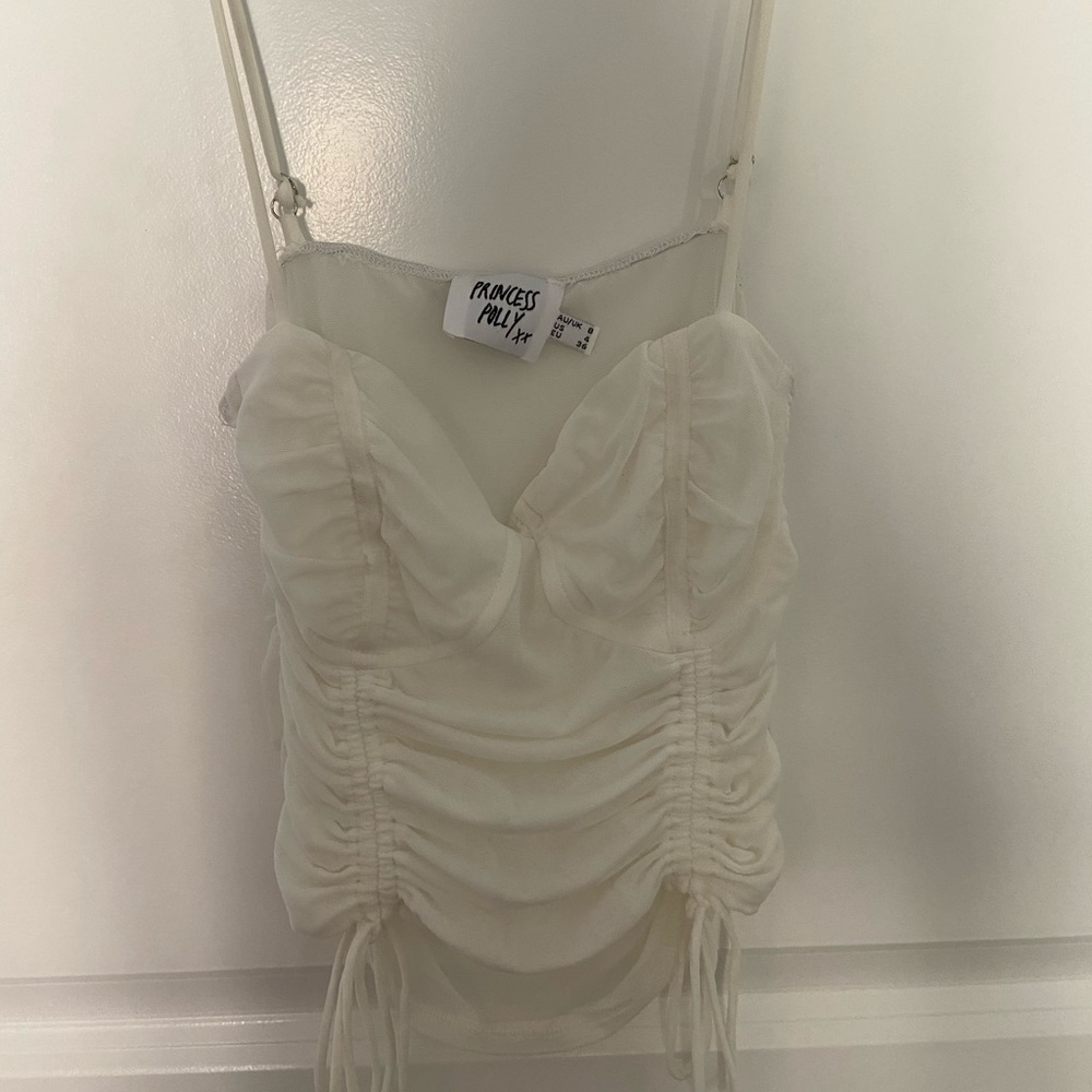 White Princess Polly top